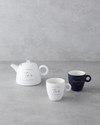 Tea Time New Bone China Demlik Seti 600 ml Beyaz