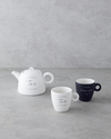 Tea Time New Bone China Demlik Seti 600 ml Beyaz