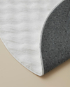Terra Pelüş Halı 120 cm Beyaz