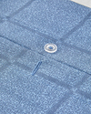 Textured Check Kolay Ütülenir Çift Kişilik Nevresim Seti 200x220 cm Lacivert