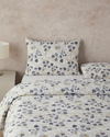 Textured Ivy Krep Çift Kişilik Nevresim Takımı Bej
