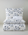 Textured Ivy Krep King Size Çarşaflı Nevresim Takımı Bej