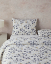 Textured Ivy Krep King Size Çarşaflı Nevresim Takımı Bej