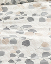 Textured Ivy Krep King Size Nevresim Takımı Bej