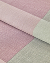 Textured Plaid Kolay Ütülenir Çift Kişilik Nevresim Seti 200x220 cm Yeşil-Mürdüm