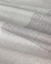 Textured Plaid Pamuklu Super King Nevresim Seti 260x220 cm Gri