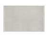 Thick Ribbed Fitilli Halı Gri
