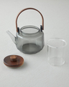 Tiara Borosilikat Cam Demlik 600 ml Gri