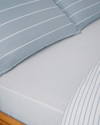 Timeless Line Kolay Ütülenir Çarşaflı Tek Kişilik Nevresim Takımı 160x220 cm Açık Mavi
