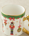 Tin Soldiers New Bone China Kupa 360 ml Kırmızı - Yeşil