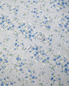 Tiny Blooms Kolay Ütülenir Çift Kişilik Nevresim Seti 200x220 cm Mavi