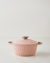 Tiny Cast Premium Döküm 5 Parça Mini Tencere Seti 16x16x16 cm Pembe