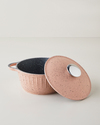Tiny Cast Premium Döküm 5 Parça Mini Tencere Seti 16x16x16 cm Pembe