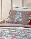 Toile De Jouy Pamuklu Tek Kişilik Nevresim Seti Fuşya