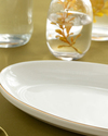 Torino Porselen Kayık Tabak 25 cm Gold