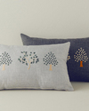Trees Dekoratif Kırlent Açık Gri