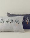 Trees Dekoratif Kırlent Koyu Gri