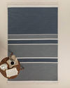 Trendy Nash Dokuma Kilim Lacivert - Krem