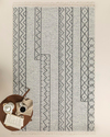 Trendy Tiles Dokuma Kilim Gri-Beyaz