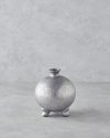 Tresa Seramik Vazo 17 cm Silver