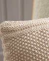 Tricot Kırlent Kılıfı Bej