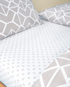 Triweave Kolay Ütülenir Çift Kişilik Nevresim Takımı 200x220 cm Bej