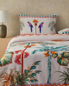 Tropic Sunset Çift Kişilik Nevresim Seti Yeşil