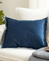Tulipe Denim Kırlent Kılıfı İndigo