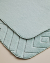 Twillow Kaydırmaz Taban Banyo Paspası Seti 60x100 cm + 50x60 cm Su Yeşili