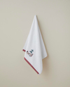 Twinkle Tree Pamuk Nakışlı Yüz Havlusu 50x80 cm Beyaz