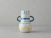 Valencia Stoneware Vazo Multicolor
