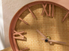 Valeria Metal Masa Saati Terracotta