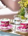Vanilla New Bone China 2'li Kahve Fincan Takımı Mor