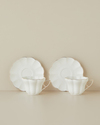 Velisse New Bone China 4 Parça 2 Kişilik Çay Fincanı Takımı 180 ml Beyaz-Gold