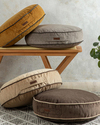 Vella Round Kadife Dekoratif Minder 60 cm Bej