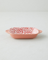 Verlune New Bone China Çerezlik 21x12 cm Bordo