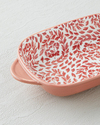 Verlune New Bone China Çerezlik 21x12 cm Bordo