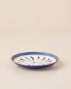 Verlune New Bone China Pasta Tabağı 15 cm Mavi - Pembe