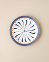 Verlune New Bone China Pasta Tabağı 15 cm Mavi - Pembe