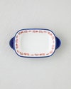 Verlure New Bone China Çerezlik 21x12 cm Bordo
