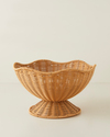 Veroana Plastik Rattan Sunumluk 29,5x18 cm Kahverengi