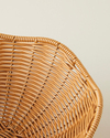 Veroana Rattan Sunumluk 25x14 cm Kahverengi