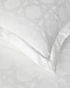 Verona Jakarlı Pamuk Saten Super King Nevresim Takımı 260x220 cm Kırık Beyaz