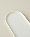 Verona Porselen Kayık Tabak 22 cm Beyaz