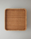 Verona Rattan Dekoratif Tepsi Naturel