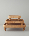 Verona Rattan Dekoratif Tepsi Naturel