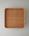 Verona Rattan Dekoratif Tepsi Naturel