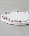Vespera Seramik Bardak Altlığı 11 cm Beyaz - Pembe