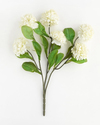 Viburnum Bouquet Plastik Tek Dal Yapay Çiçek Bej
