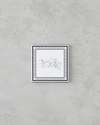 Victoria Seramik Bardak Altlığı 10.8x0.8 cm Siyah - Beyaz
